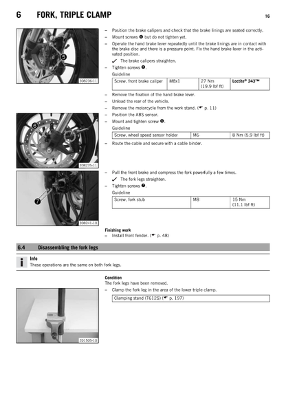 KTM 390 Duke Motorcycle Service Manual PDF | 2013-2017