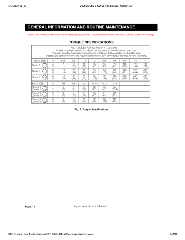 EZGO ST Shuttle 4/6 Golf Car Service Manual PDF | 2009-2013