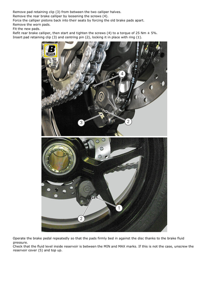 Manual de servicio de motocicleta Ducati Panigale 1299S | 2015-2019