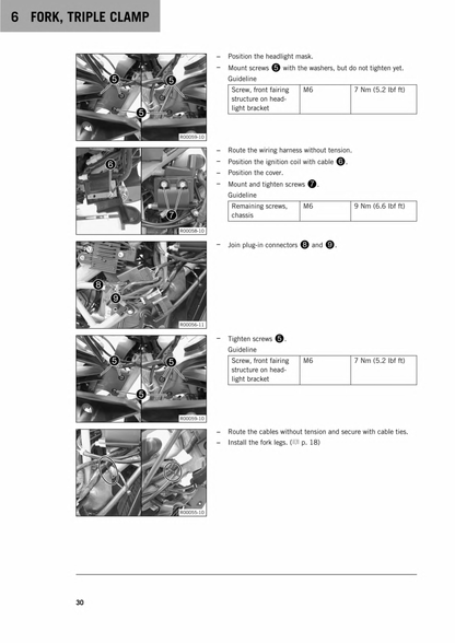KTM RC 390 Motorcycle Service Manual PDF | 2014-2019