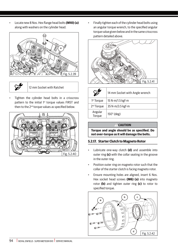 Manual de servicio de la motocicleta Royal Enfield Super Meteor 650 BS VI | 2022-2026