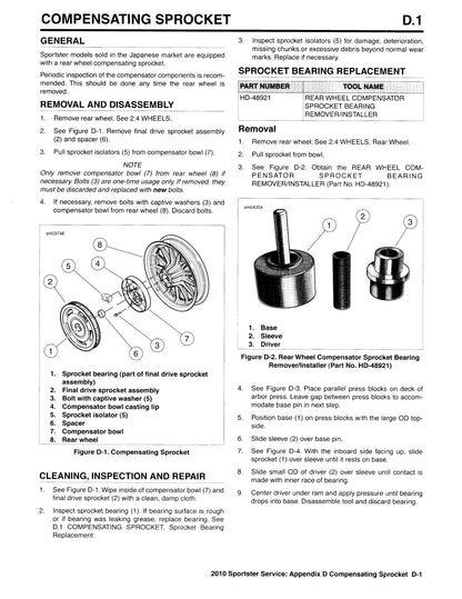 2010 Harley-Davidson Sportster Motorcycle Service Manual - page 777