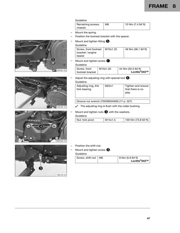 Husqvarna Vitpilen 401 Motorcycle Service Manual PDF | 2018-2022