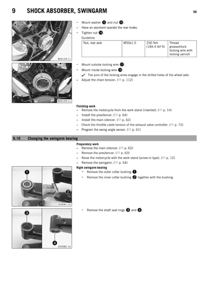 KTM 1290 Super Duke GT Motorcycle Service Manual PDF | 2017-2021