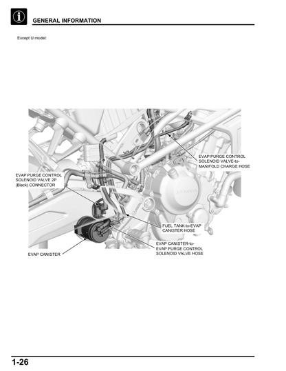 Manual de servicio de motocicleta Honda CB300R CBF 300 NA | 2018–2024