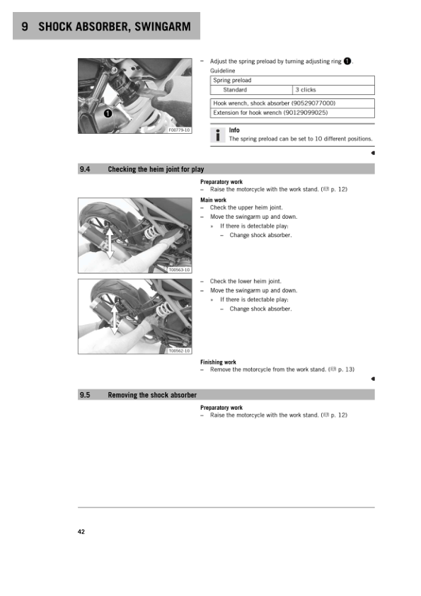 Manual de servicio de la motocicleta KTM 125 Duke | 2018-2023