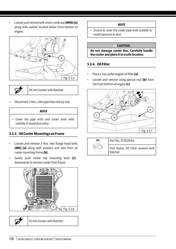 Manual de servicio de la motocicleta Royal Enfield Super Meteor 650 BS VI | 2022-2026
