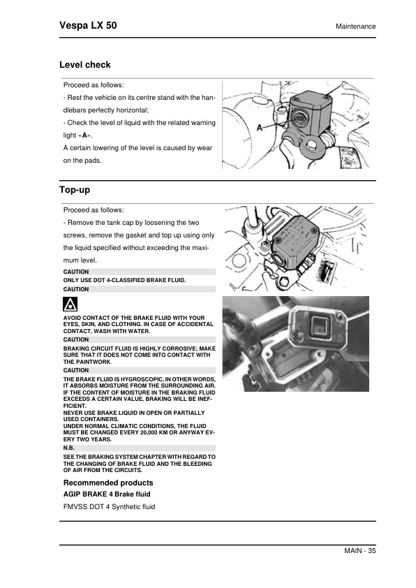 Vespa LX 50 Scooter Service Manual PDF | 2007–2010