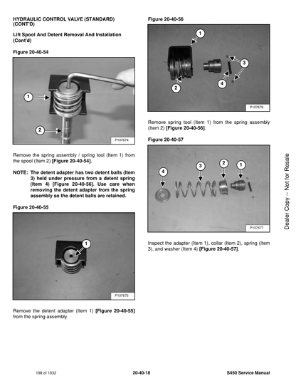 Bobcat S450 Skid Steer Loader Service Manual PDF