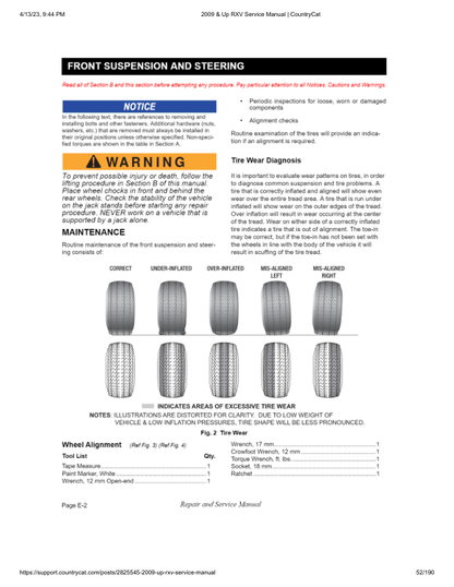 EZGO RXV Golf Car Rxv Freedom Rxv Shuttle 2+2 Service Manual PDF | 2009-2013
