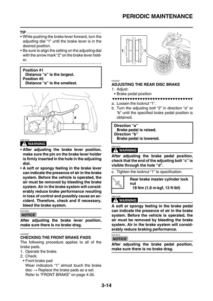 Manuale di servizio moto Yamaha MT09 FZ09 Tracer | 2015-2019 MT-09 FZ-09