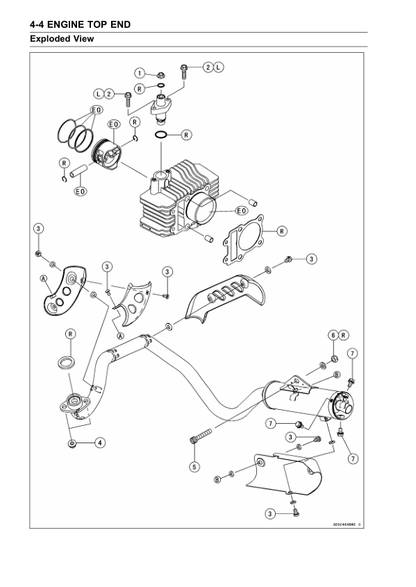 Manuale di servizio moto Kawasaki KLX110 | 2009-2016