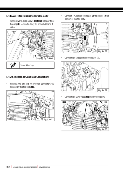Manual de servicio de la motocicleta Royal Enfield Super Meteor 650 BS VI | 2022-2026