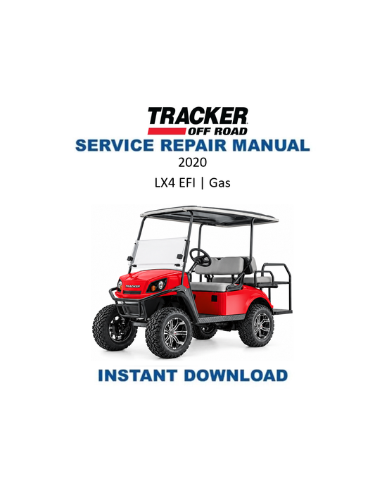トラッカー オフロード LX4 EFI ガソリン式ゴルフカート 整備マニュアル PDF | 2020