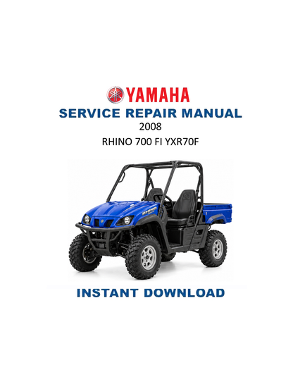 Yamaha Rhino 700 FI YXR70F UTV Service Manual PDF | 2008